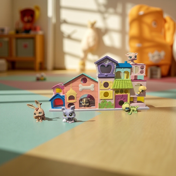 Littlest Pet Shop Other - 2016 Littlest Pet Shop Playset & 2000s Lps